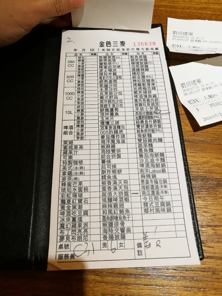 【新莊美食】金色三麥，餐點美味選擇多，適合小酌的好地方