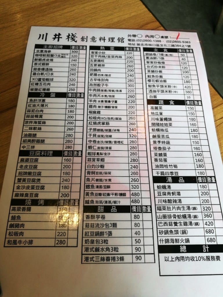 【林口美食】川井棧C.J.ZAN創意料理館，新穎川菜料理，餐點美味，用餐環境舒適