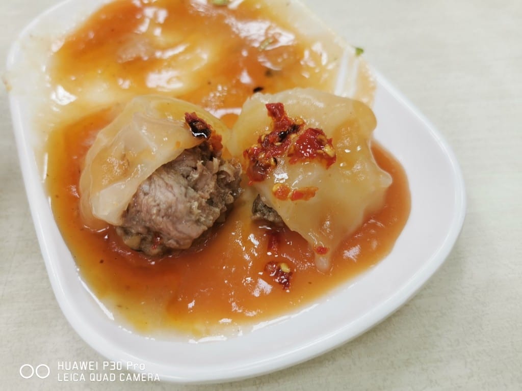【新莊美食】阿淑肉圓，在地人大推的清蒸肉圓，蒜頭乾麵也是一絕