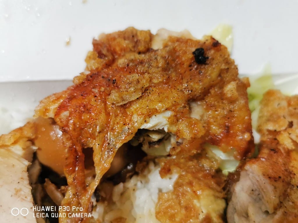 【士林美食】圓環滷肉飯，用餐時間常常大排長龍的美味雞腿便當，滷蛋竟然只要5元耶！