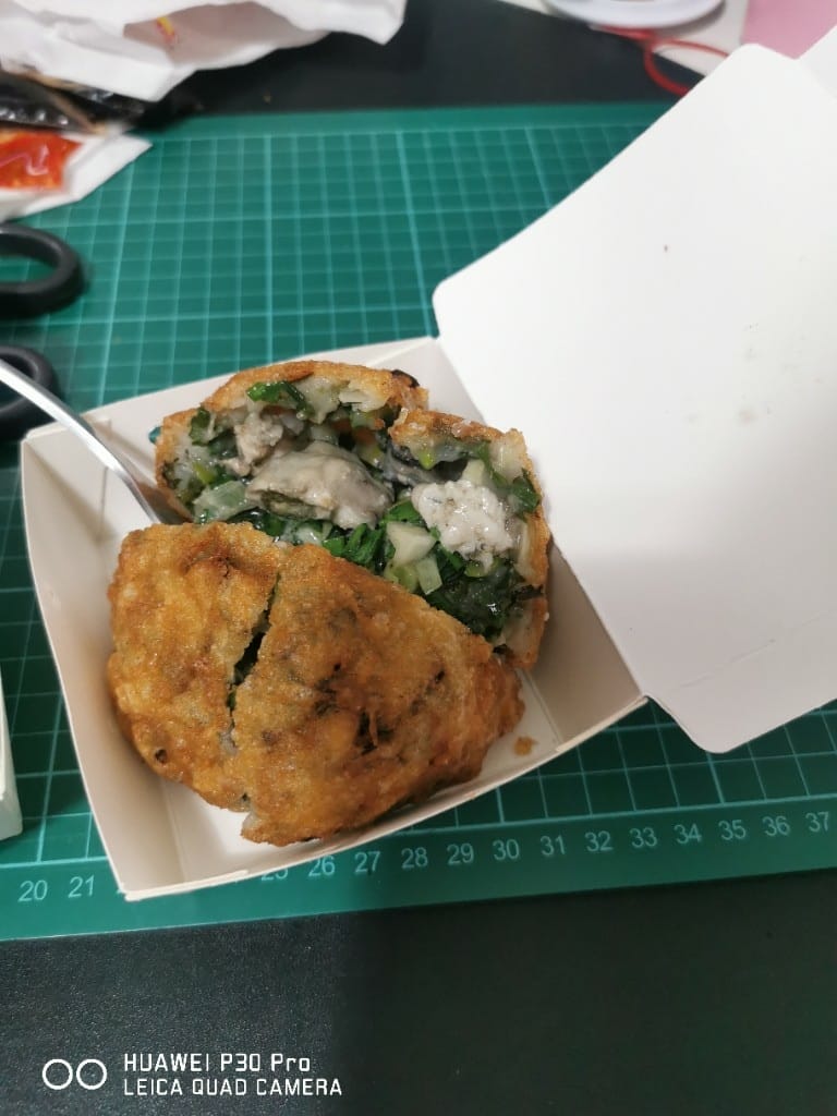 【台北美食】 古早味蚵嗲切仔麵，台北少見蚵仔大顆又新鮮的蚵嗲