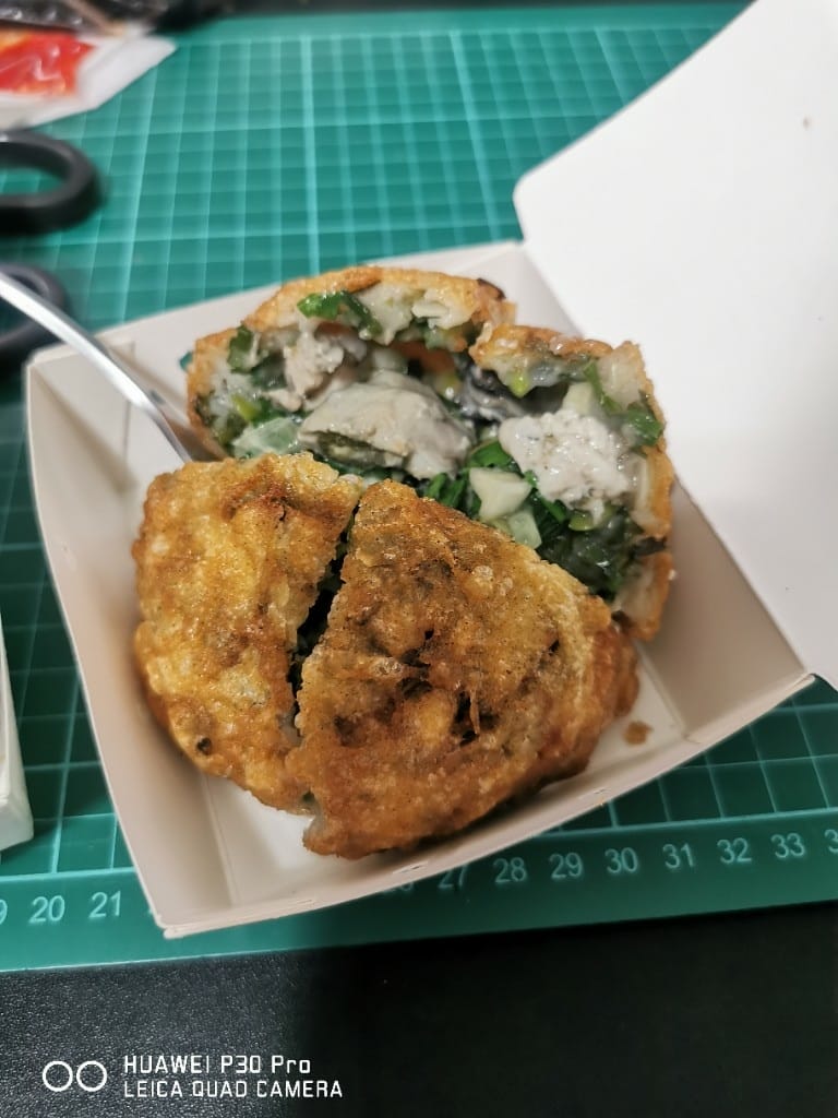 【台北美食】 古早味蚵嗲切仔麵，台北少見蚵仔大顆又新鮮的蚵嗲