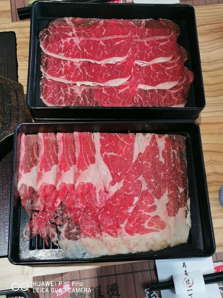 【新莊美食】 壽喜燒一丁，平價又美味的壽喜燒，甜點也很用心哦！