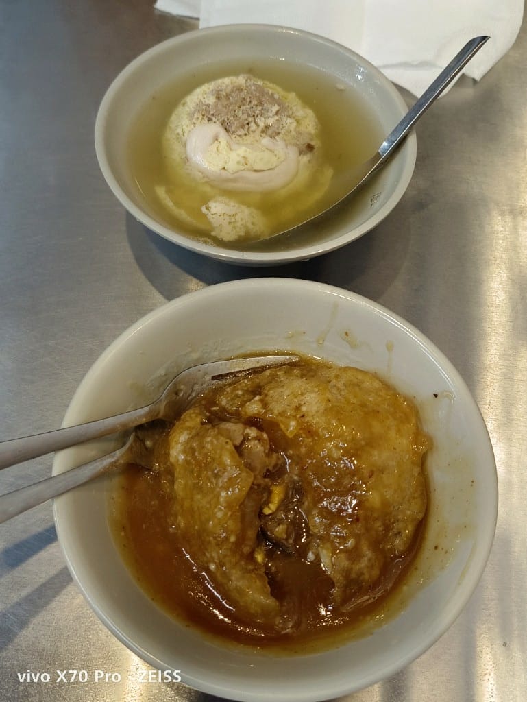 【彰化美食】 阿三肉圓，一開店就大排長龍的美味脆皮肉圓