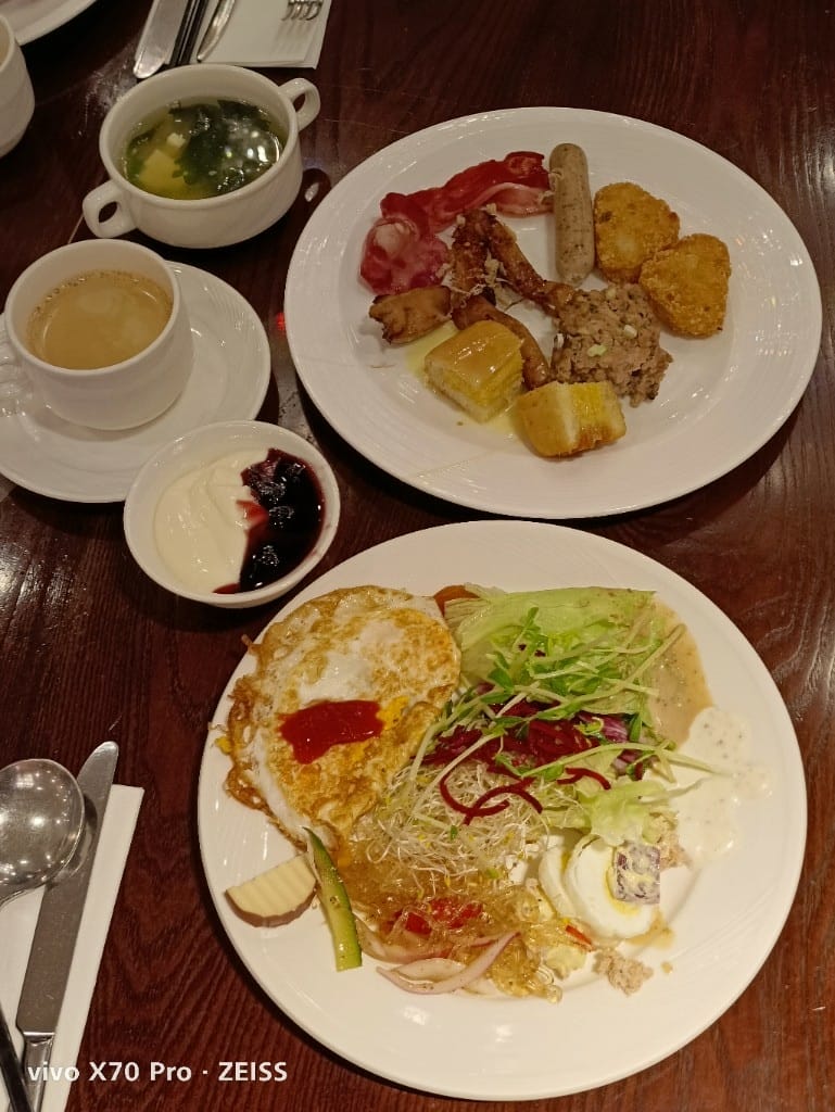 【台北美食】花園大酒店饗聚廚房早餐，小巧精緻的飯店早餐