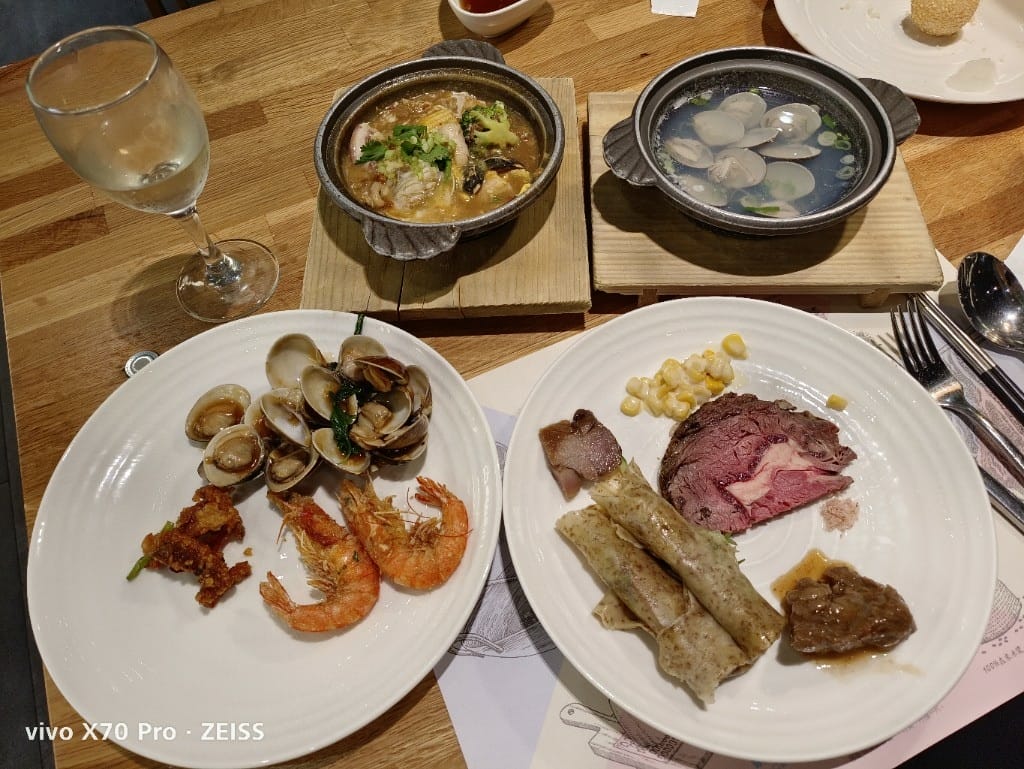 【台北吃到飽】饗食天堂大直店，假日午餐焗烤生蠔吃到飽還千元有找，CP值超高❤️