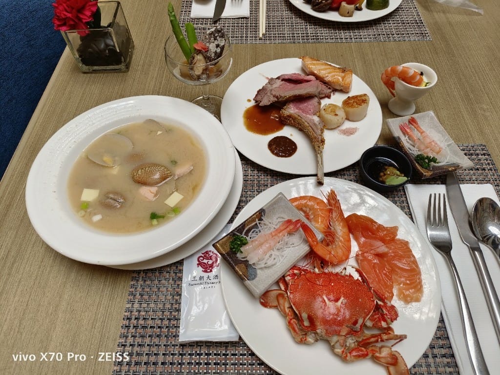 【台北吃到飽】王朝大飯店SunnyBuffet ，把握干貝自由的美好食光