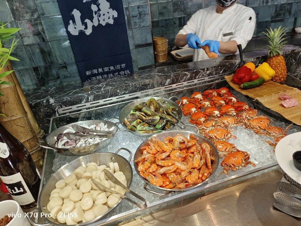 【台北吃到飽】王朝大飯店SunnyBuffet ，下午茶升等午餐，不用$600即可干貝自由❤️
