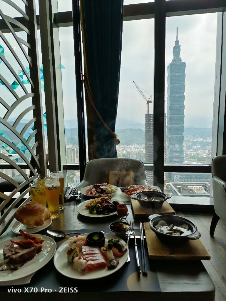 【台北吃到飽】饗饗INPARDISE下午茶3訪，坐擁101美景的美味吃到飽❤️