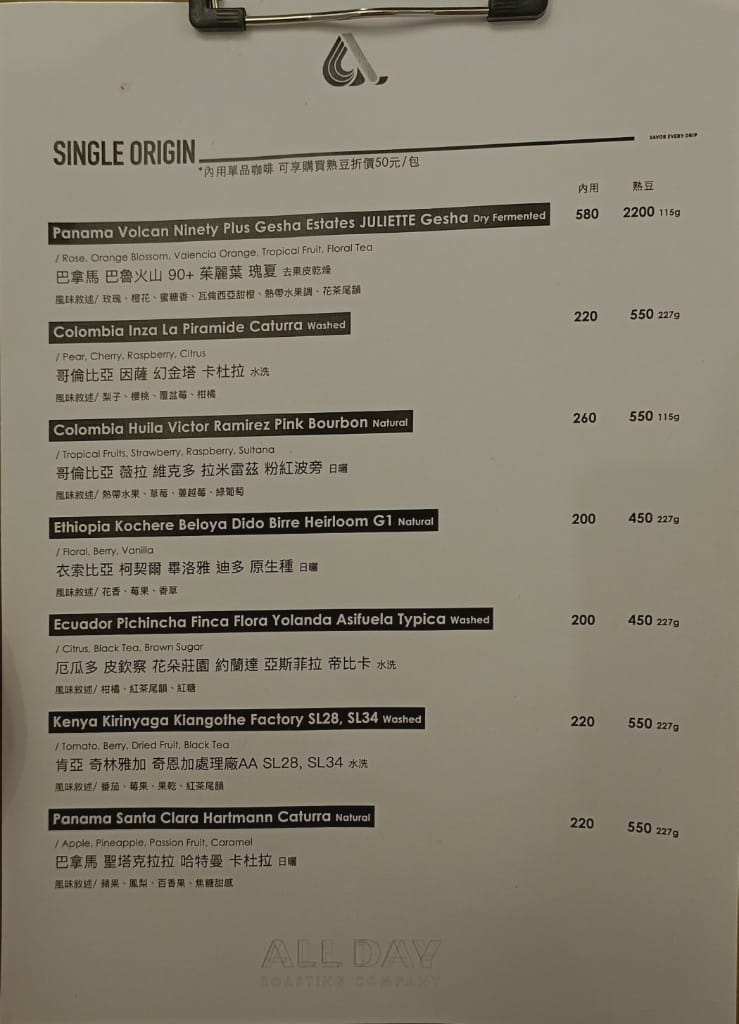 【台灣25間最佳咖啡館】ALL DAY ROASTING COMPANY，咖啡迷人還有讓人驚豔的甜點❤️