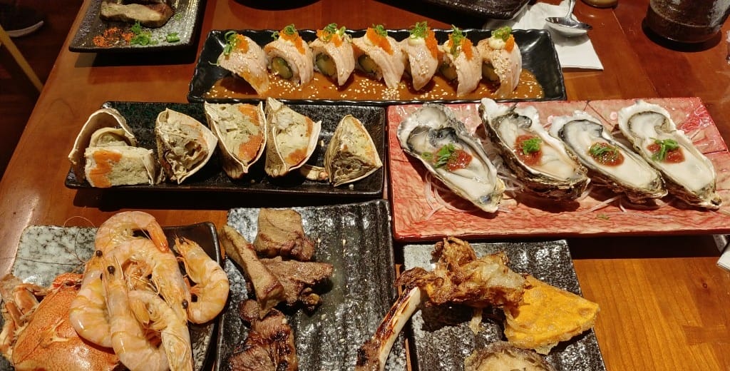 【台北吃到飽】 君悅酒店彩日本料理，純日料吃到飽，HSBC買一送一哦！