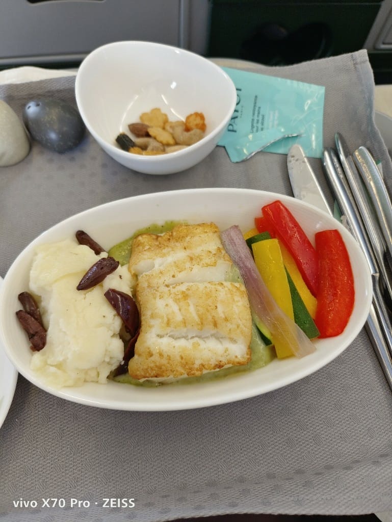 【桃園美食】長榮航空商務艙餐點