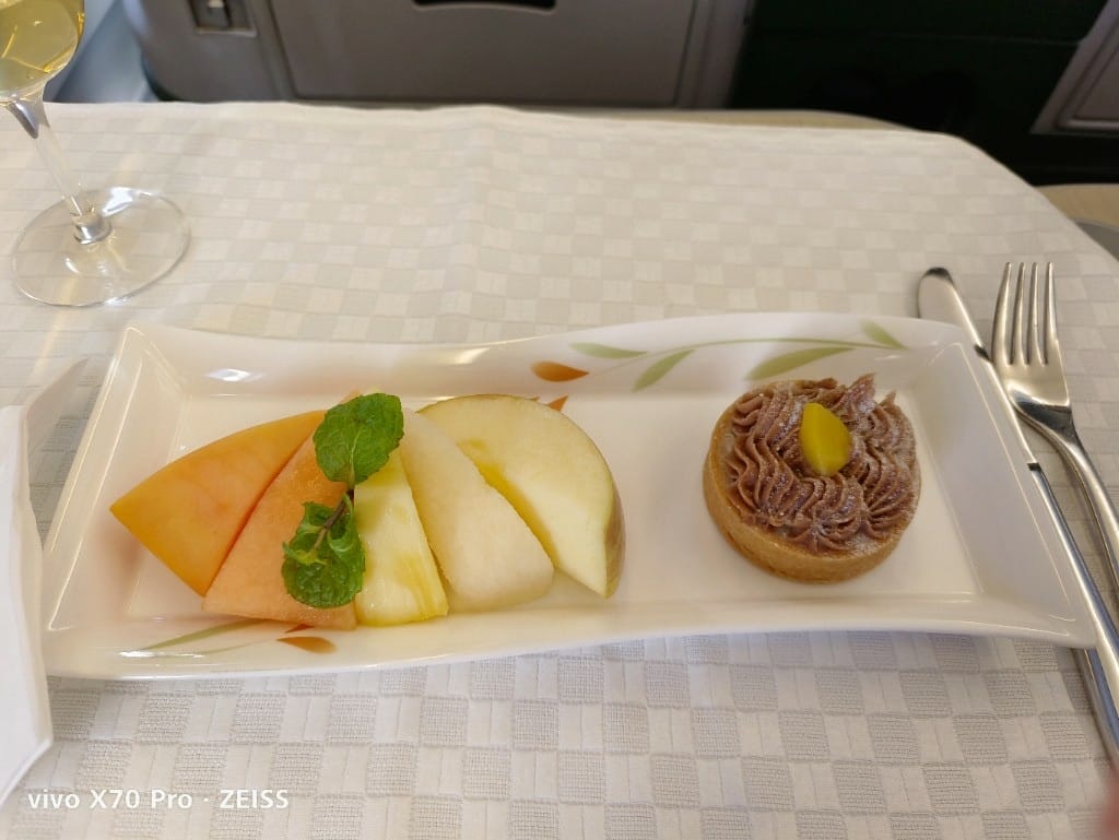 【桃園美食】長榮航空商務艙餐點