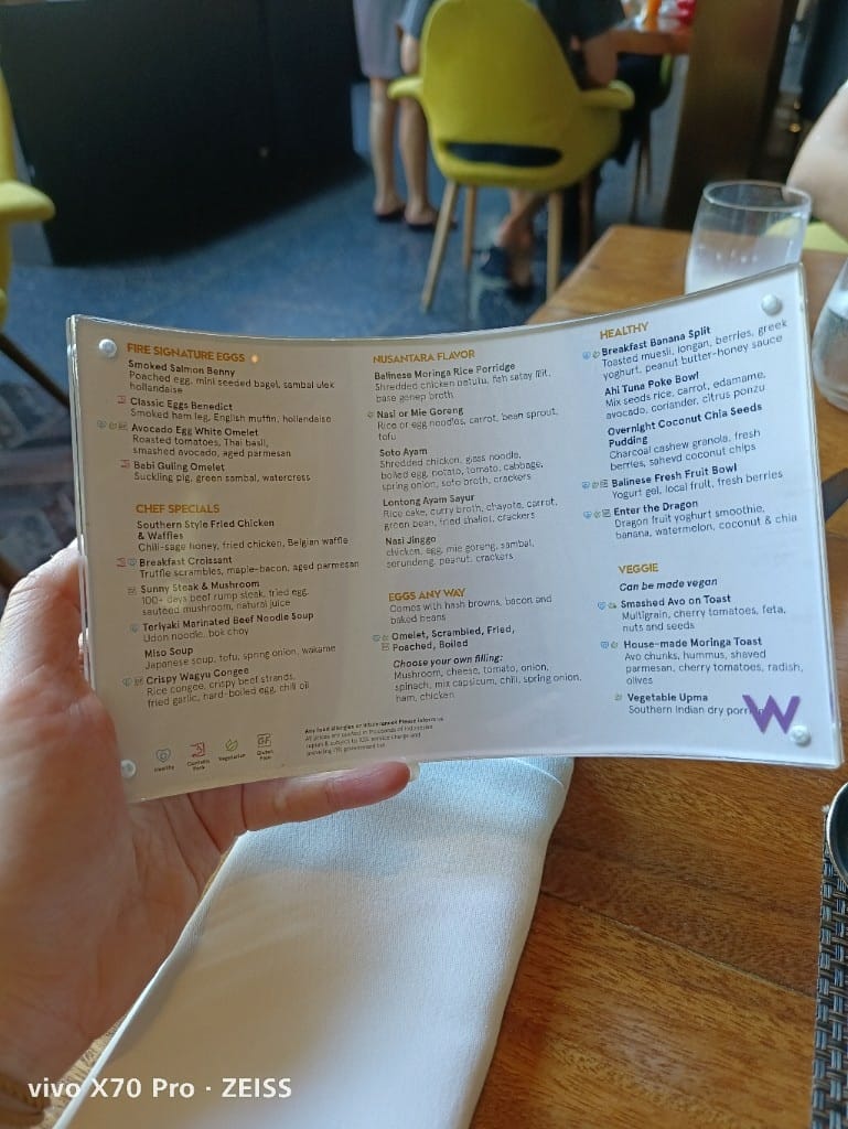 【峇里島美食】水明漾W酒店Fire餐廳早餐