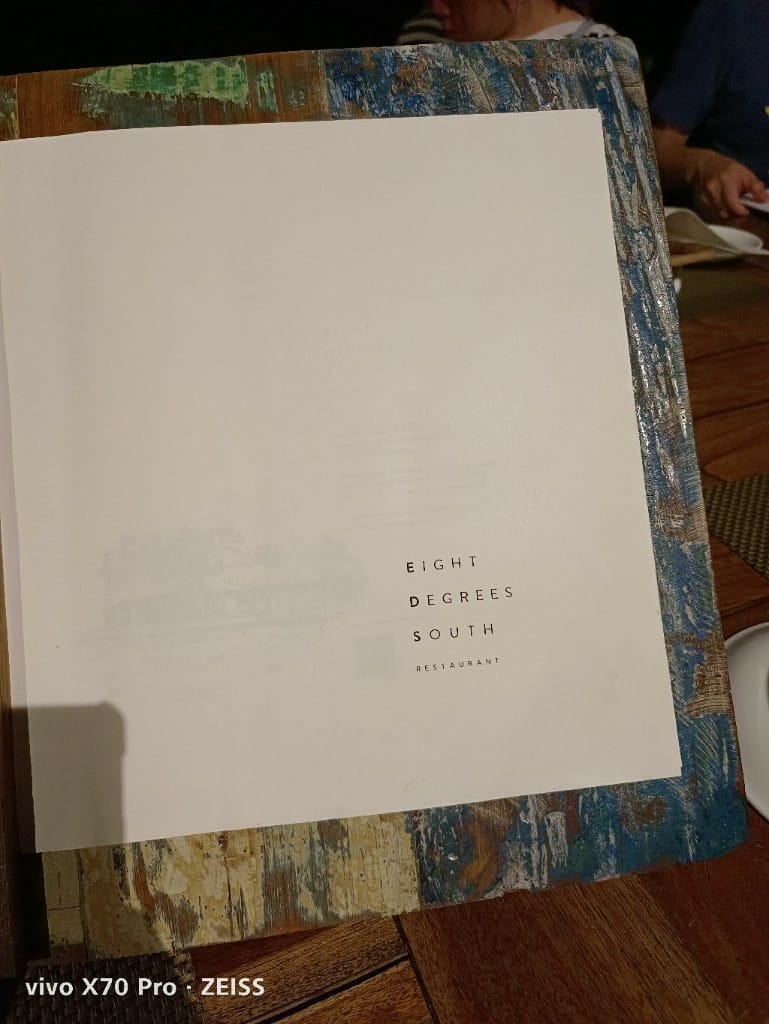 【峇里島美食】康萊德酒店Eight degrees south餐廳晚餐