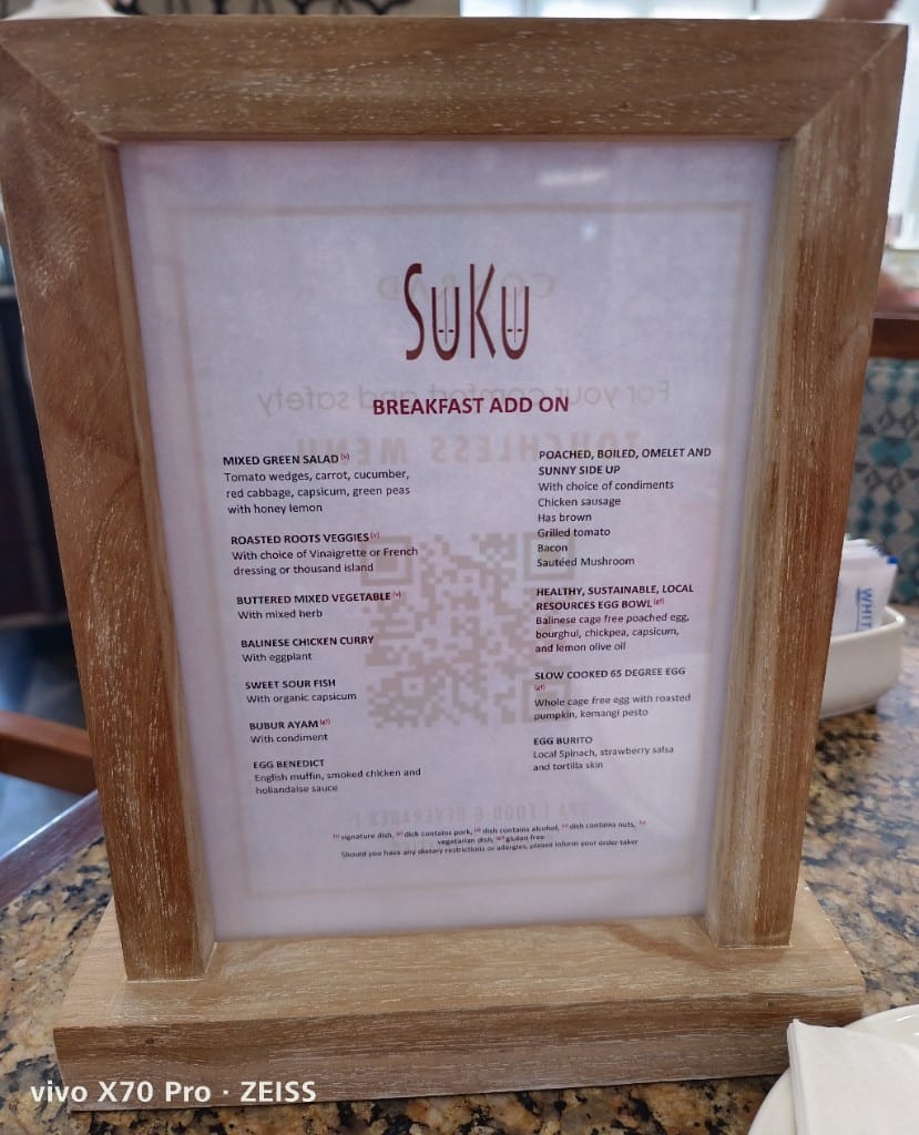 【峇里島美食】康萊德酒店SUKU餐廳早餐2訪20221121