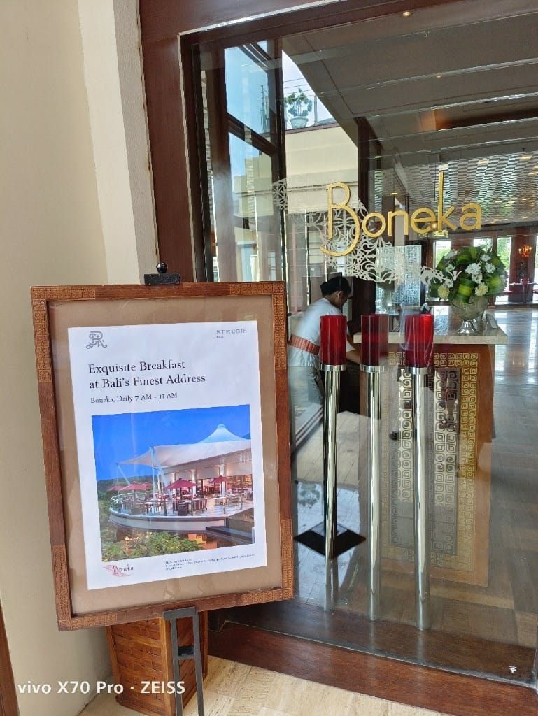 【峇里島美食】瑞吉酒店Boneka早餐