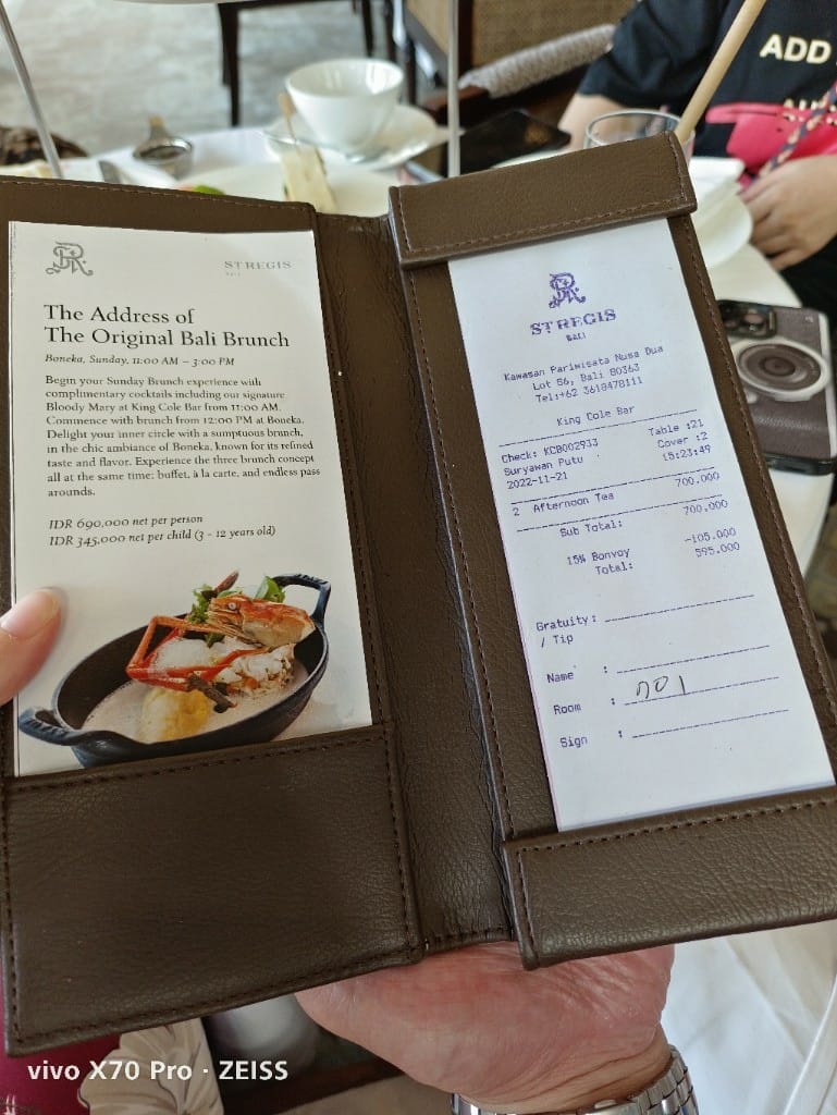 【峇里島美食】瑞吉酒店TheStRegisBar下午茶