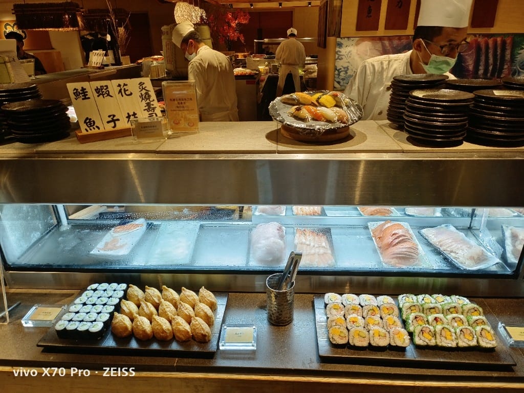 【台北吃到飽】 君悅酒店彩日本料理7訪，純日料吃到飽，HSBC買一送一哦！