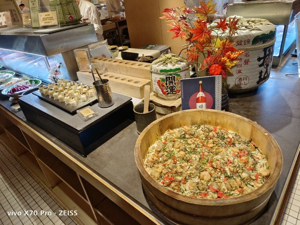 【台北吃到飽】 君悅酒店彩日本料理7訪，純日料吃到飽，HSBC買一送一哦！