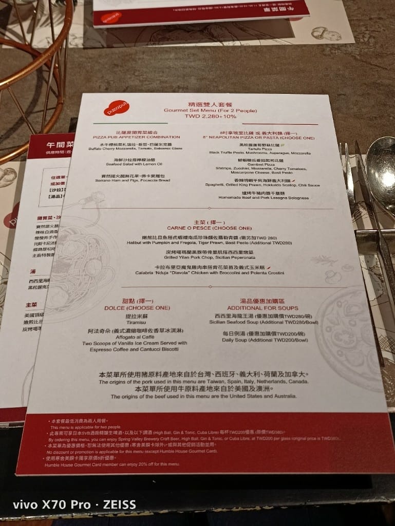 【台北美食】台北喜來登大飯店比薩屋PizzaPub