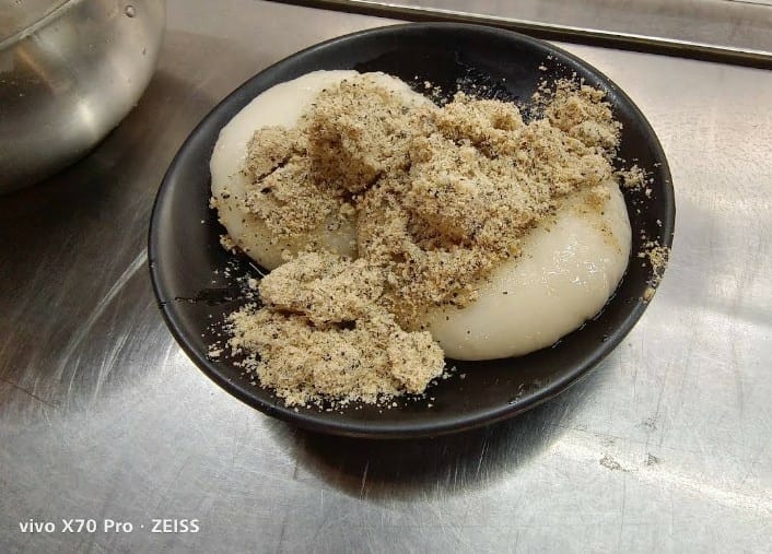 【桃園夜市美食】泉記甜芋湯米糕粥，不容錯過的古早味甜點，甜芋湯、米糕粥、燒麻糬！