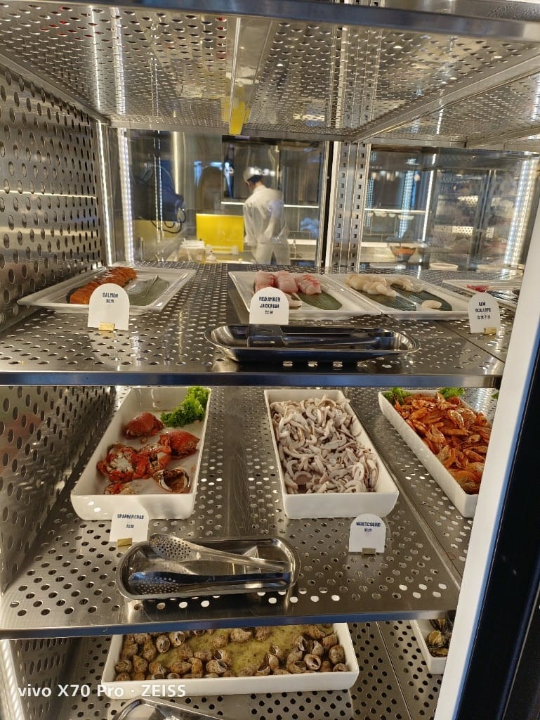 【八里吃到飽】八里福朋喜來登酒店TheMeshKitchen，生食級干貝自由