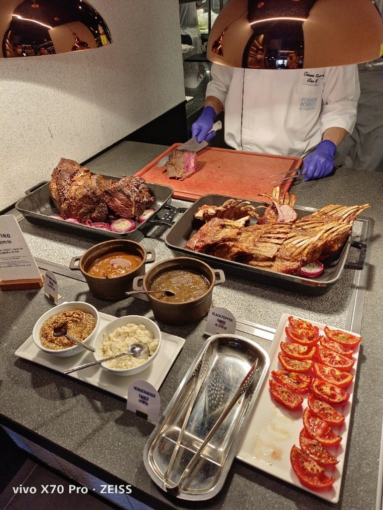 【八里吃到飽】八里福朋喜來登酒店TheMeshKitchen，生食級干貝自由