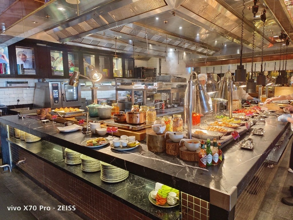 【香港吃到飽】香港W酒店Kitchen早餐，超豐富的自助早餐！20230415