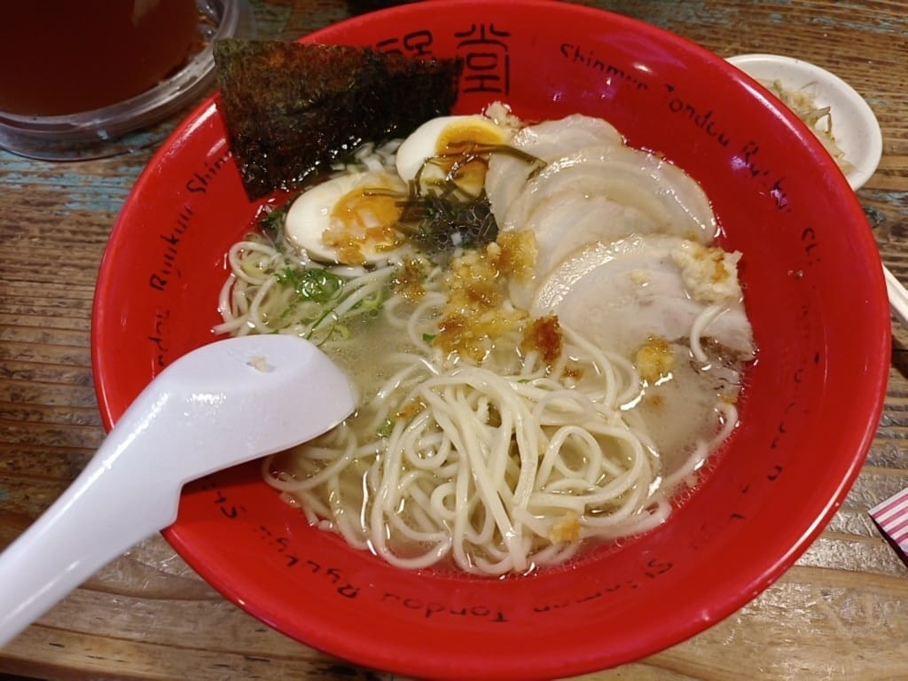 【沖繩美食】琉球新麵通堂本店，好吃的男人&女人麵！