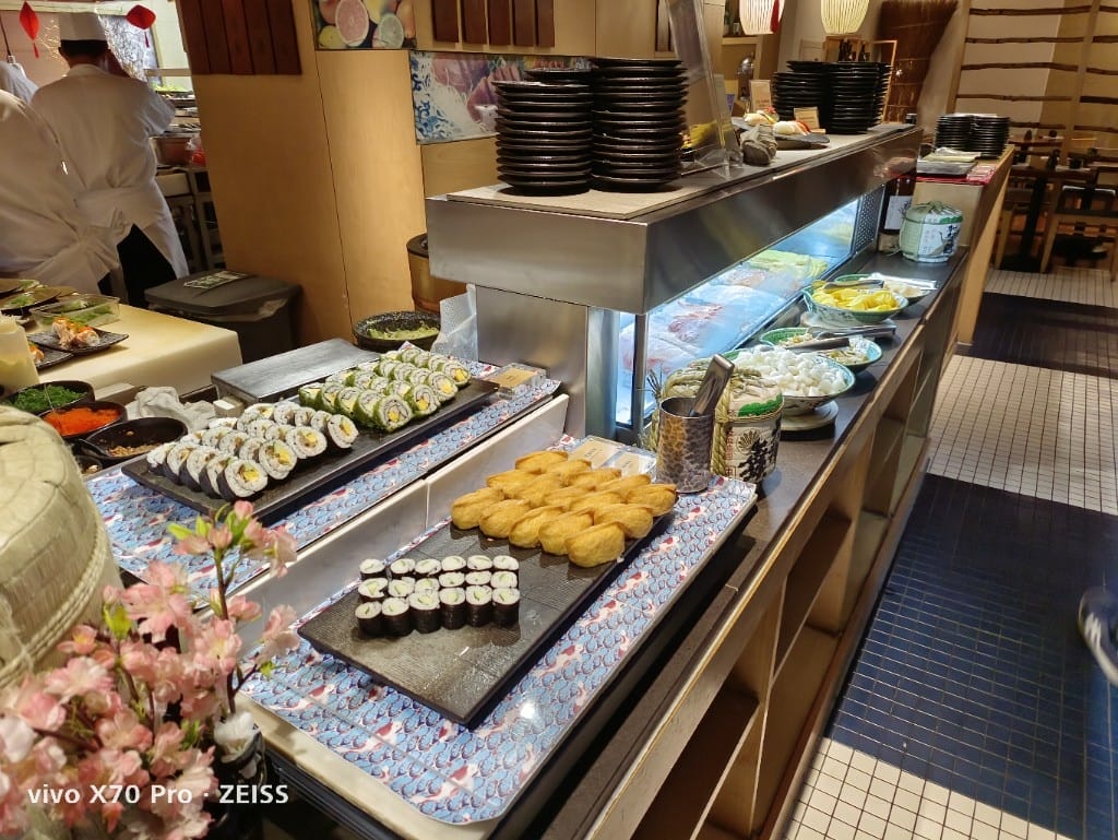 【台北吃到飽】 君悅酒店彩日本料理9訪，純日料吃到飽，國泰世界卡買一送一哦！