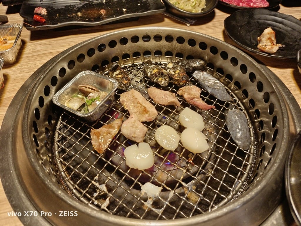 【桃園吃到飽】赤富士日式燒肉鍋物桃園店，干貝大自由了❤️