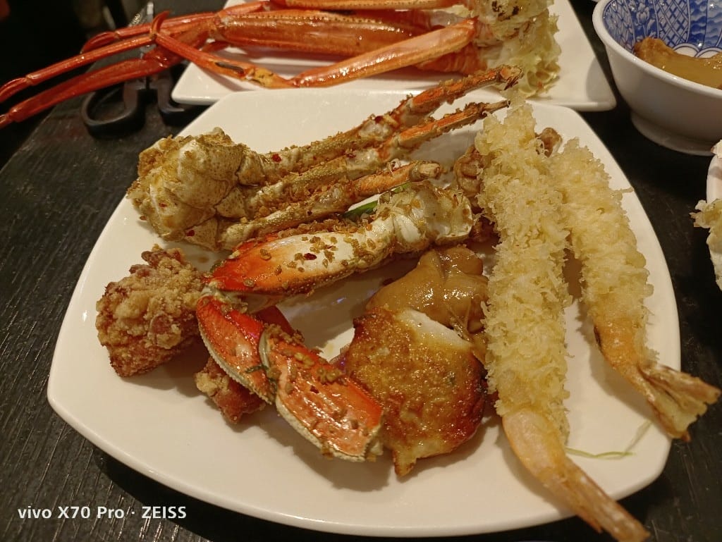 【台北吃到飽】探索廚房平日午餐21訪，冬の和食祭松葉蟹腳吃到飽❤️