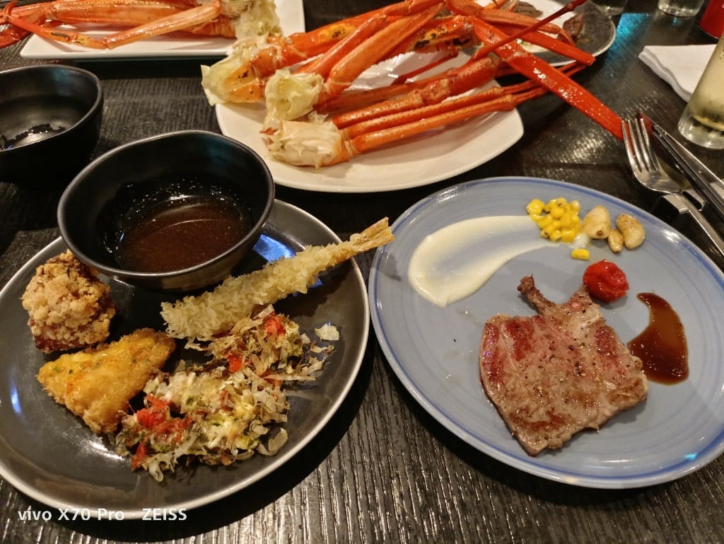 【台北吃到飽】探索廚房平日午餐21訪，冬の和食祭松葉蟹腳吃到飽❤️