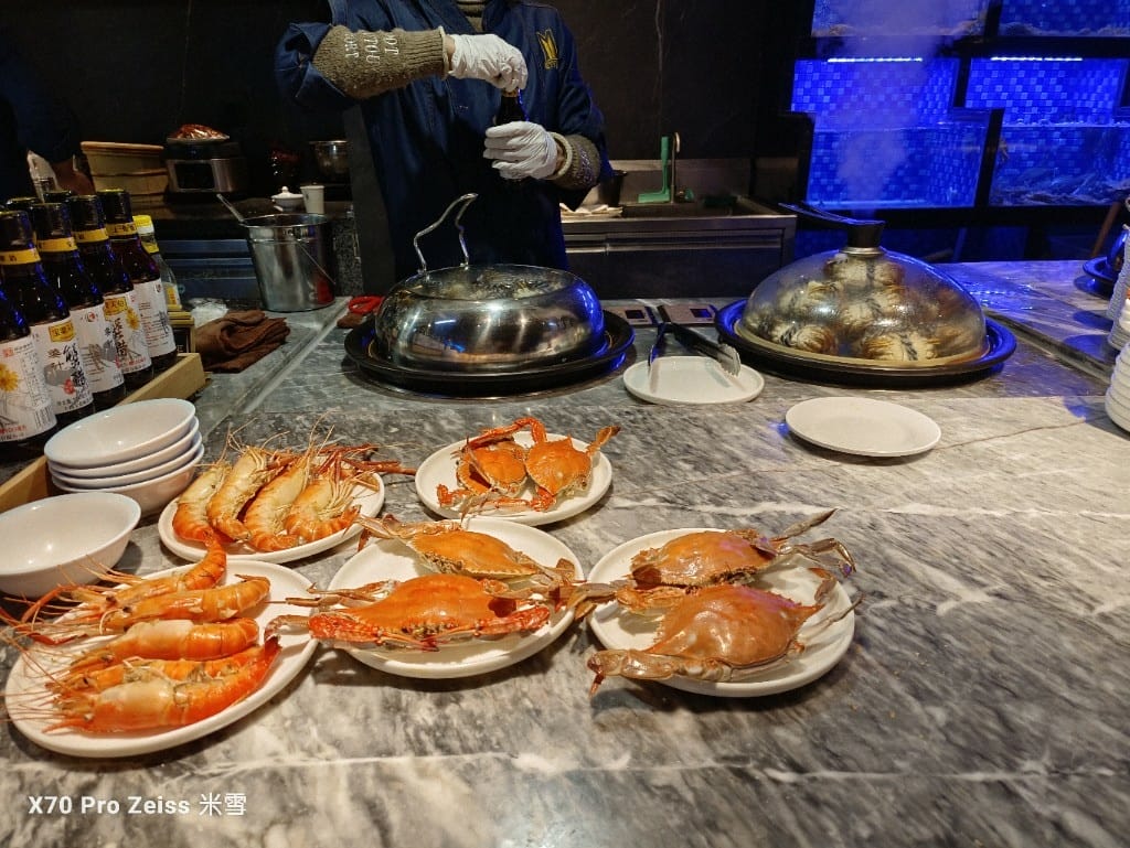 【上海吃到飽】銘門盛宴上海店，各種活海鮮自撈吃到飽❤️