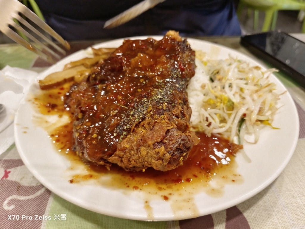 【新莊美食】陶花園輔大豬排，再訪隱藏在花店裡的比臉大豬排❤️
