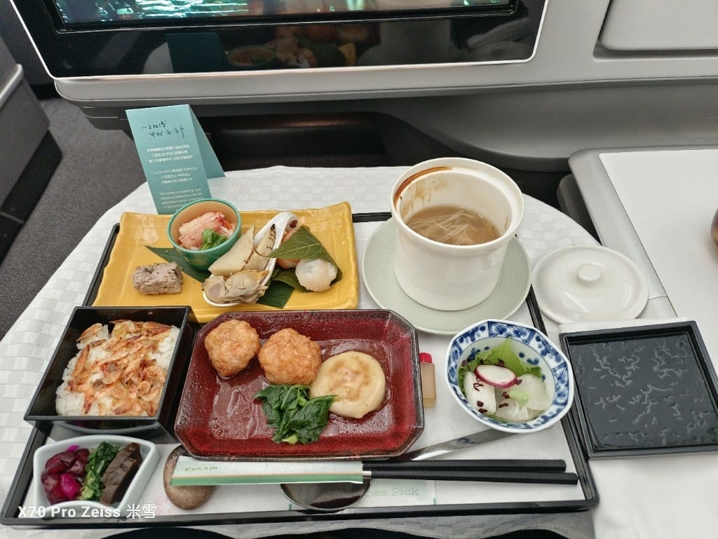 【飛日本商務餐飛機餐】長榮航空，關西機場