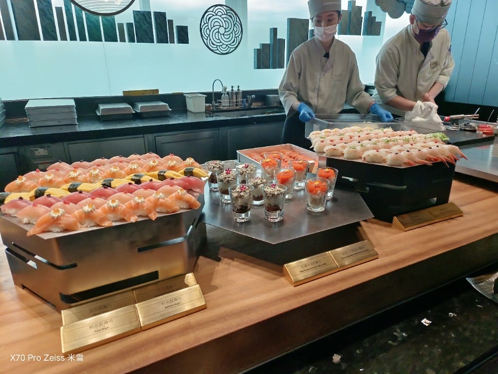 【新莊吃到飽】饗饗INPARADISE宏匯新莊店假日午餐14訪，暢吃干貝和抱卵香魚，❤️