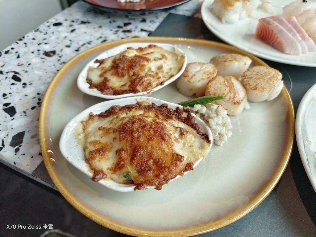【新莊吃到飽】饗饗INPARADISE宏匯新莊店假日午餐14訪，暢吃干貝和抱卵香魚，❤️