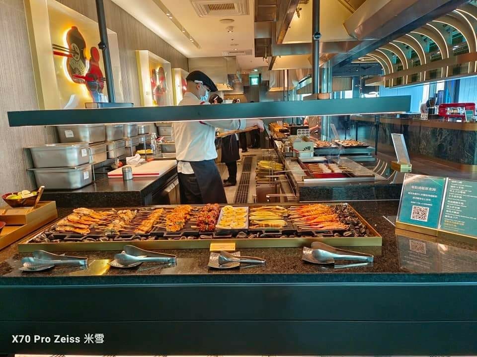 【新莊吃到飽】饗饗INPARADISE宏匯新莊店假日午餐14訪，暢吃干貝和抱卵香魚，❤️