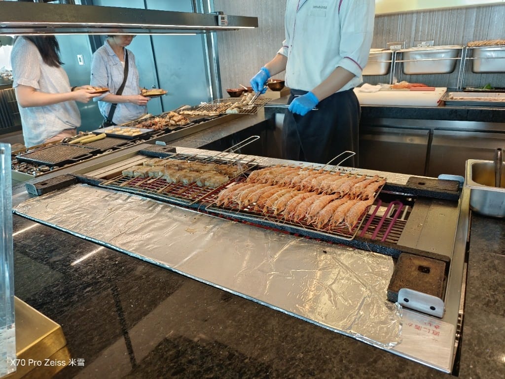 【新莊吃到飽】饗饗INPARADISE宏匯新莊店假日午餐14訪，暢吃干貝和抱卵香魚，❤️
