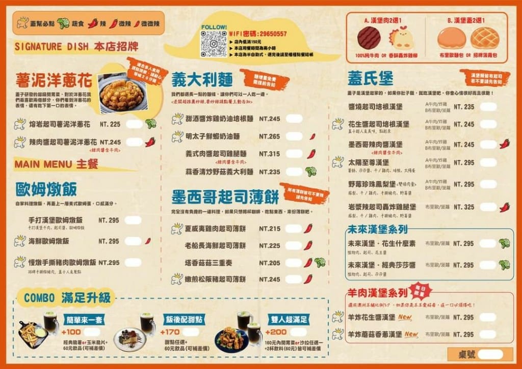 【板橋美食】蓋子美式餐廳，太美味的花生熔岩菠蘿漢堡❤️