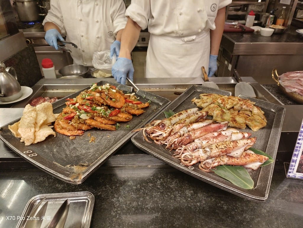 【台北吃到飽】十二廚台北喜來登大飯店27訪，澎湖現流海鮮美食開跑😎