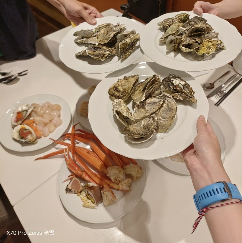 【台北吃到飽】敘日全日餐廳台北六福萬怡酒店，生蠔、干貝、松葉