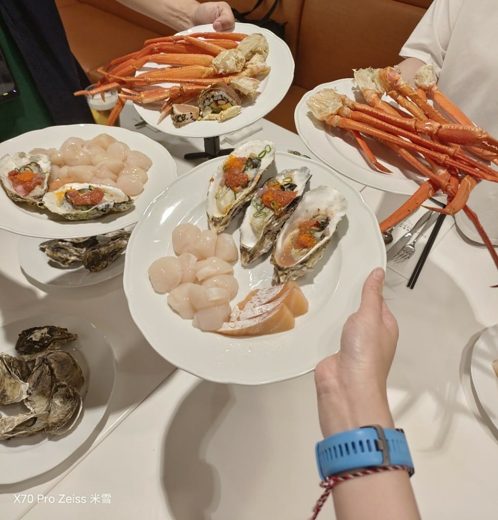 【台北吃到飽】敘日全日餐廳台北六福萬怡酒店，生蠔、干貝、松葉