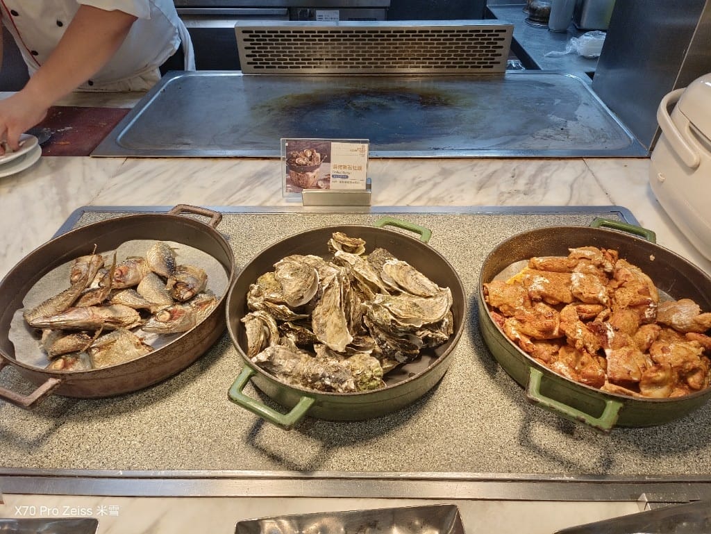 【台北吃到飽】敘日全日餐廳台北六福萬怡酒店，生蠔、干貝、松葉