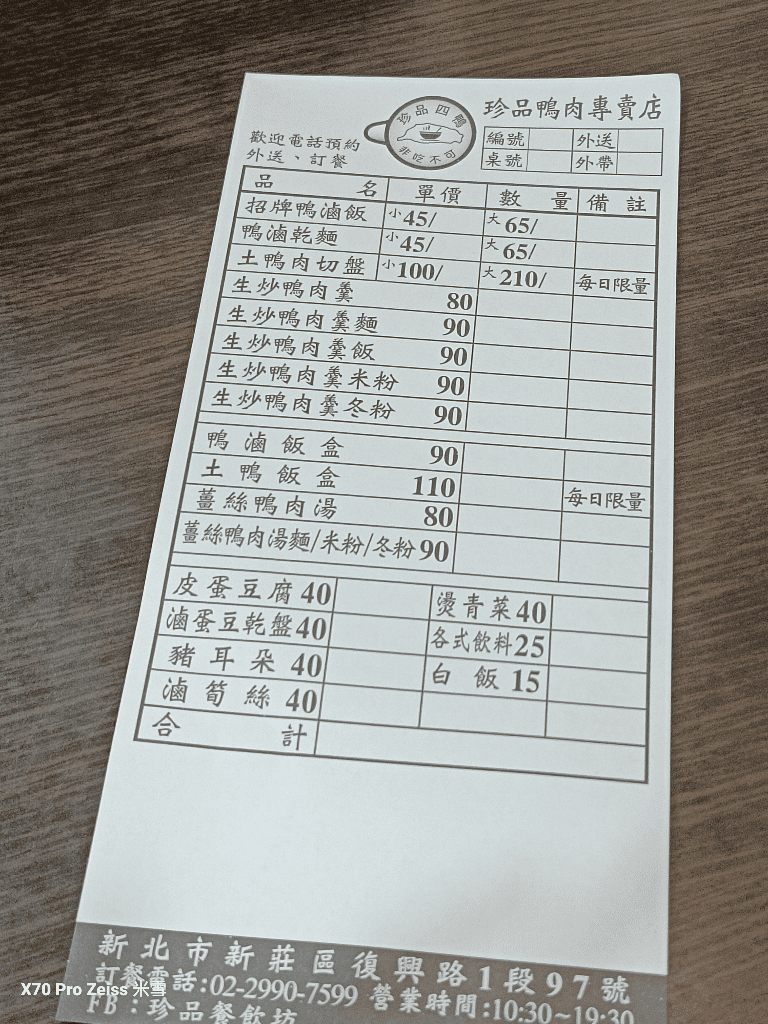 【新莊美食】珍品餐飲坊（鴨肉專賣店），古早味鴨肉美食❤️