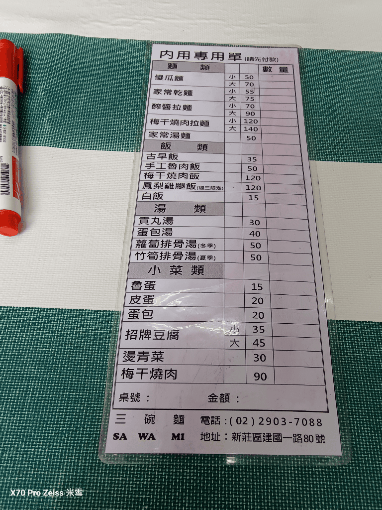 【新莊美食】三碗麵傻瓜麵，輔大週邊的知名美食