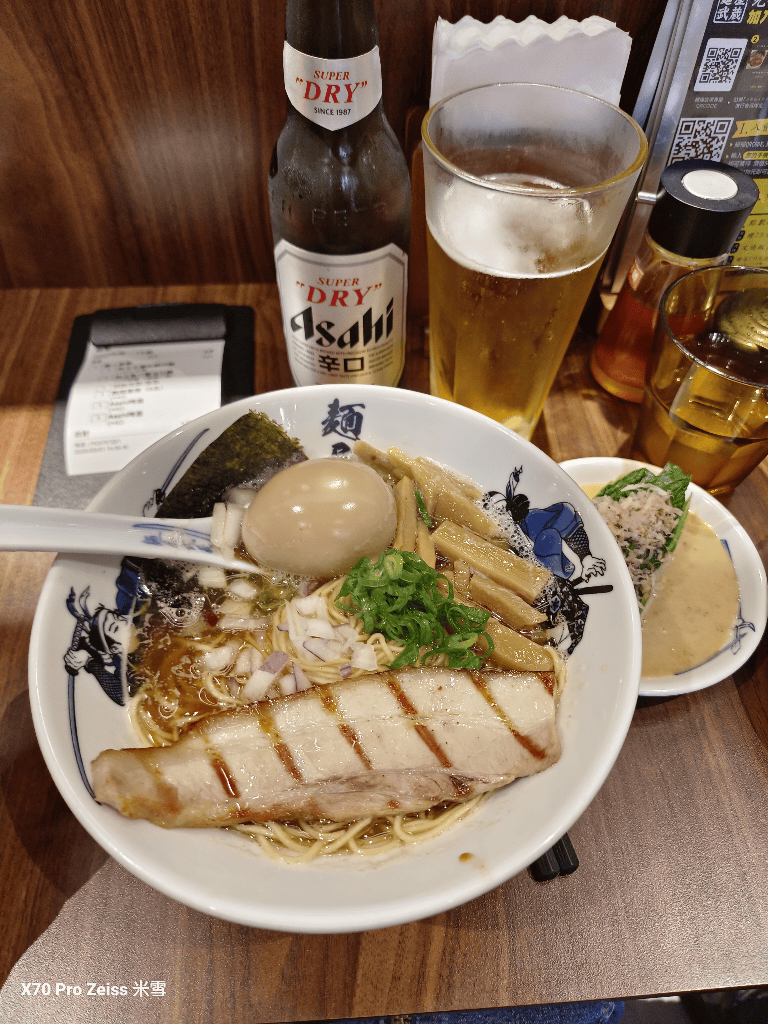【台北大巨蛋美食】麵屋武藏光復店，來自東京新宿的魚介拉麵開箱
