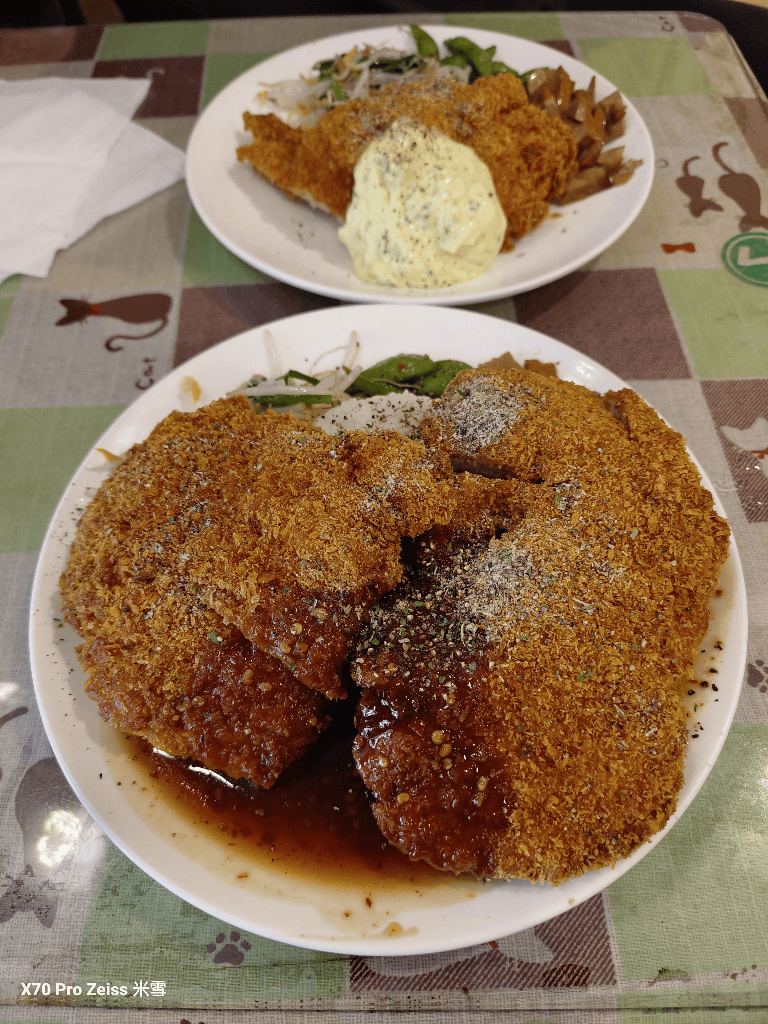 【新莊美食】陶花園輔大豬排，再訪比臉大豬排❤️